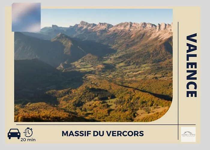 Apartman Le Cocon Celeste - Vue Panoramique Vercors - Centre-ville - Gare A 1 Min Valence